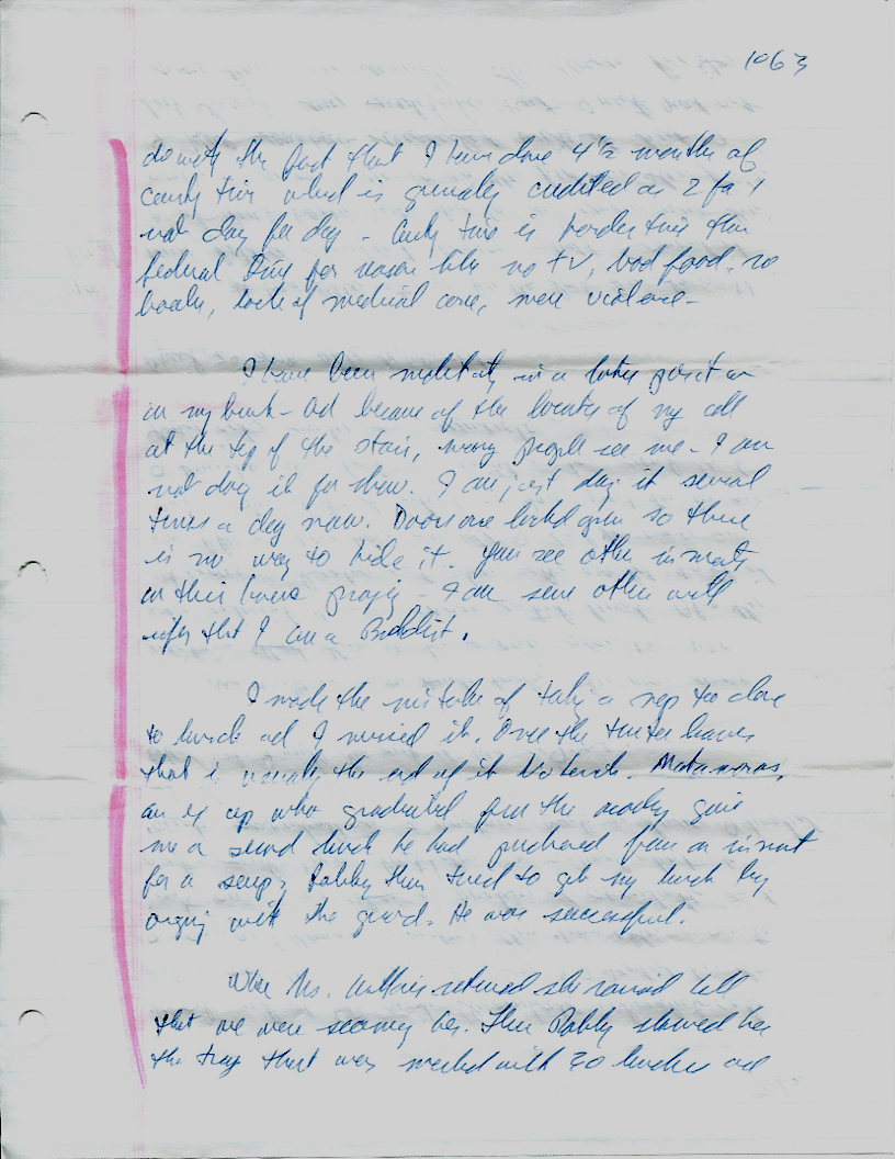 Dr John WorldPeace 2008 Prison Journal